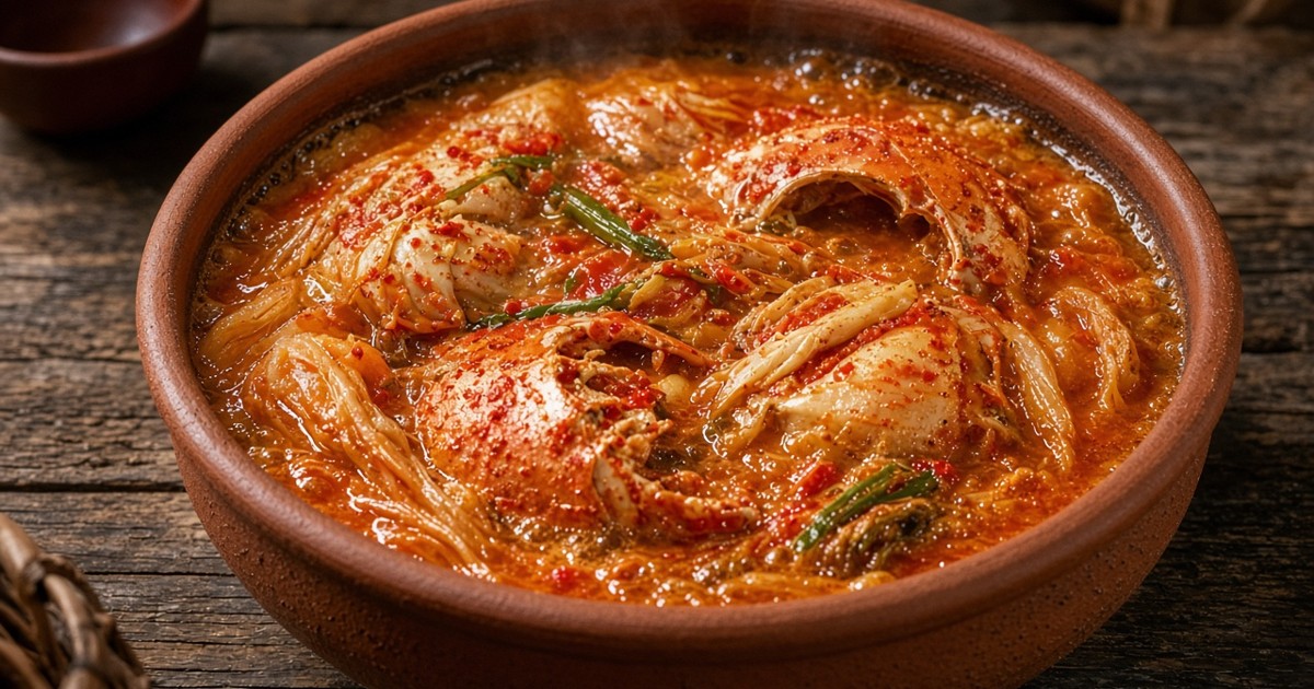 안면도 게국지 맛집: 백년가게 '딴뚝통나무집식당'