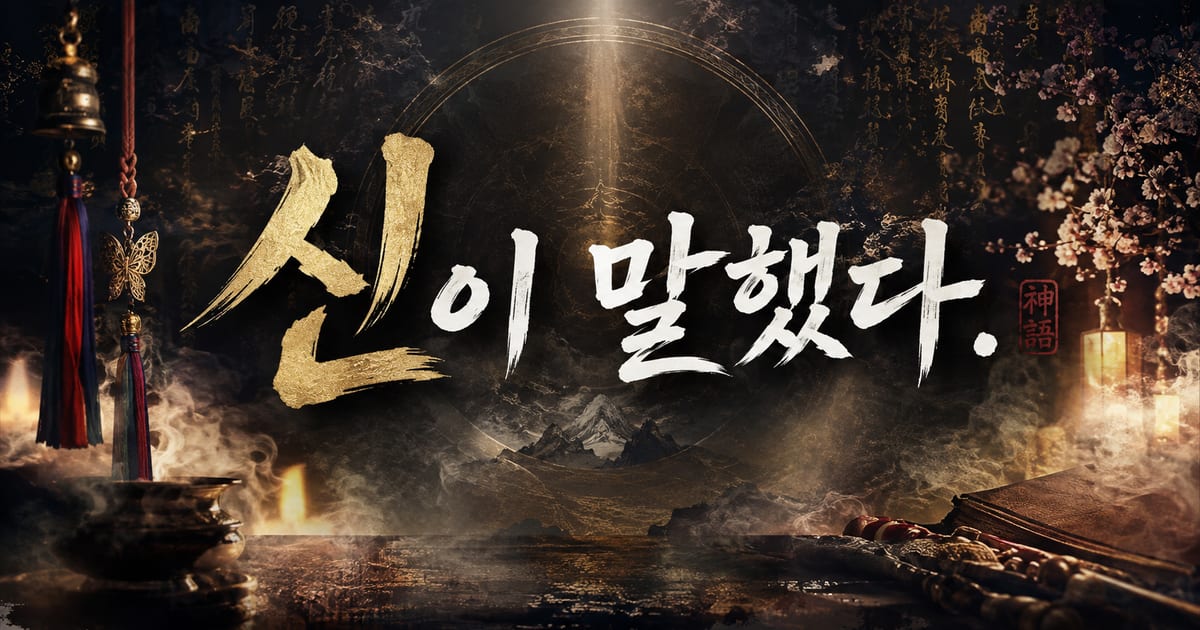 신이말했다 배너