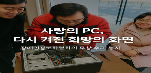 [광고] 사랑의 PC, 다시 켜진 희망의 화면 — (사)충남장애인정보화협회 보령시지회 컴퓨터 무상 수리 봉사 현장