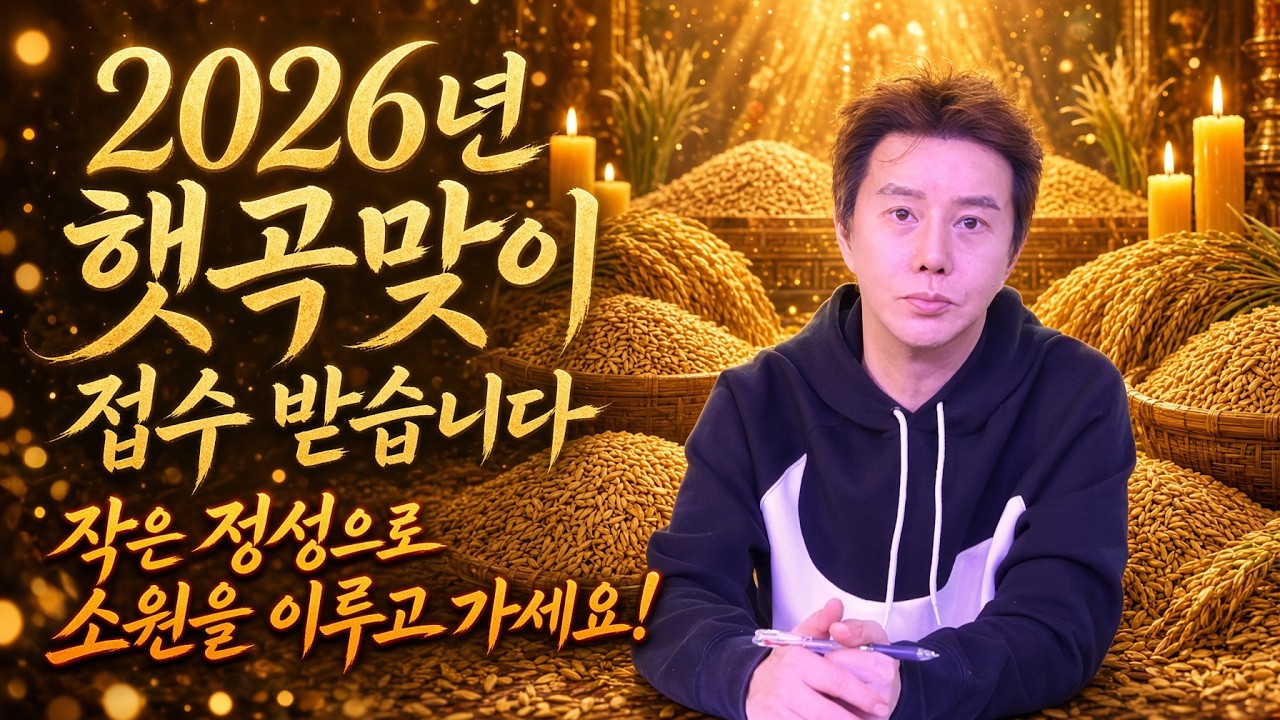 [광고] 진적굿 뜻 — 도깨비신당 최도령 2026년 햇곡맞이 접수 안내 영상 썸네일