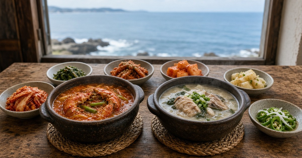 태안군 오감관광이 소개한 안면도 '원조뚝배기식당' 게국지·우럭젓국