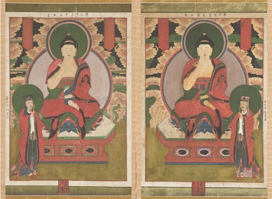 칠원성군 뜻 — 조선 19세기 칠성여래도 속 운의통증여래와 관복 차림의 탐랑성군