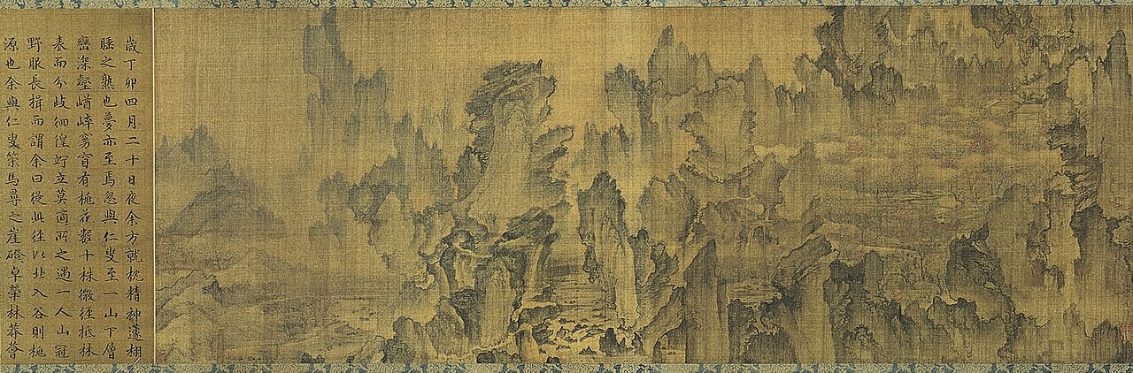 무당이 굿하는 꿈 해몽 — 안견 몽유도원도(1447)