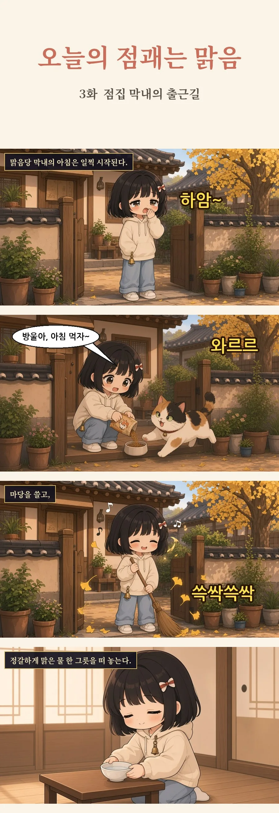 오늘의 점괘는 맑음 3화 1번째 장면