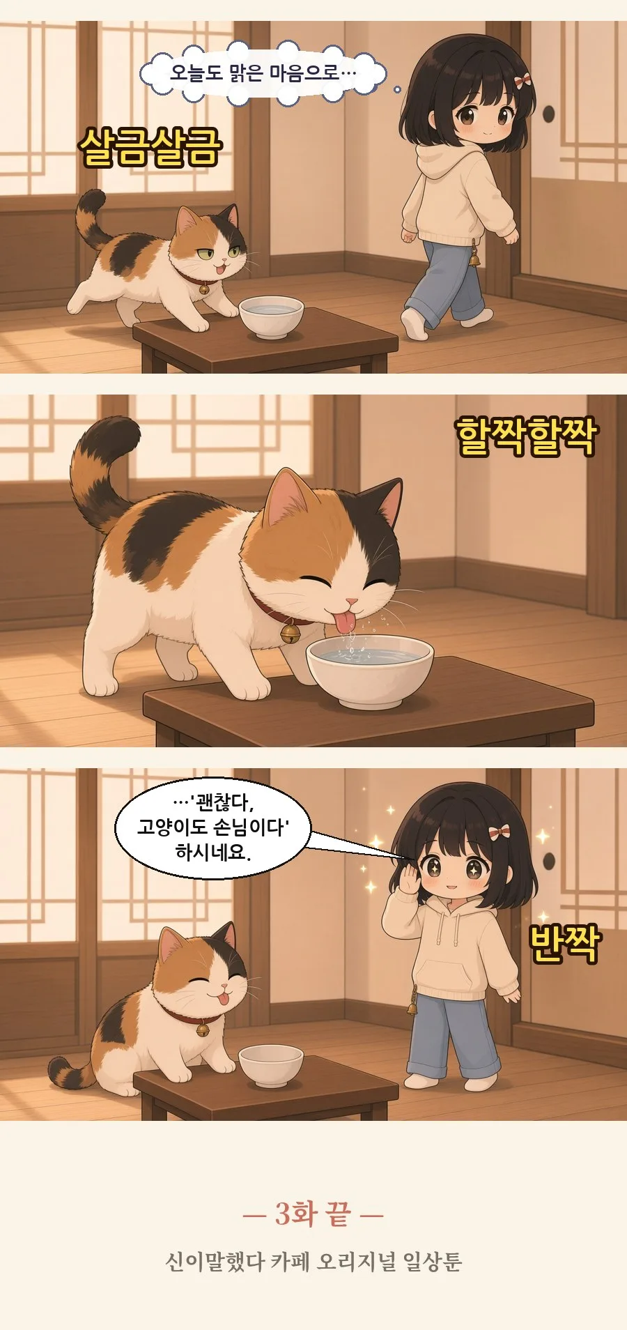 오늘의 점괘는 맑음 3화 2번째 장면