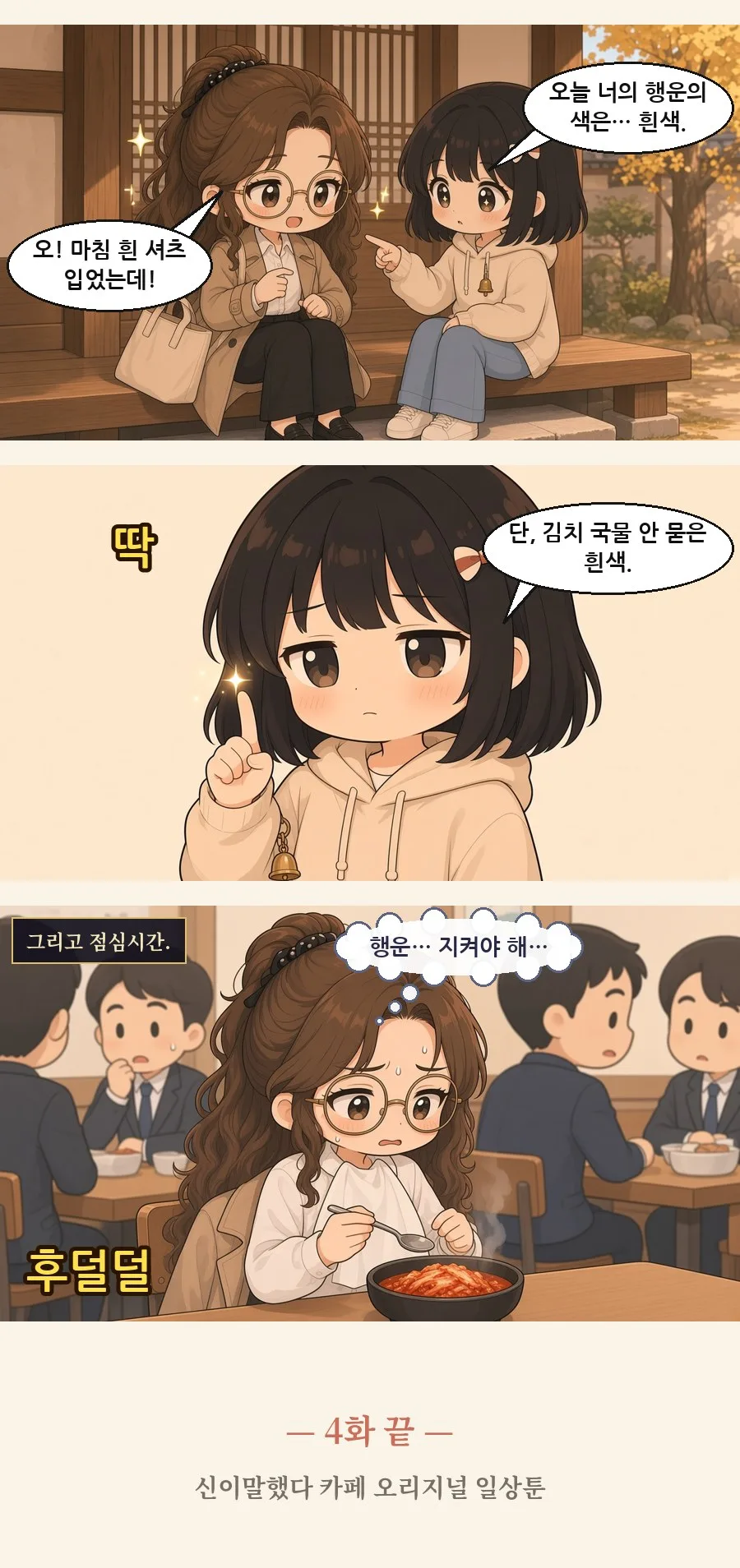 오늘의 점괘는 맑음 4화 2번째 장면