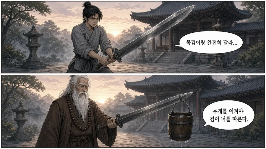 무협 웹툰 「검로(劍路)」 7화 1번째 장면