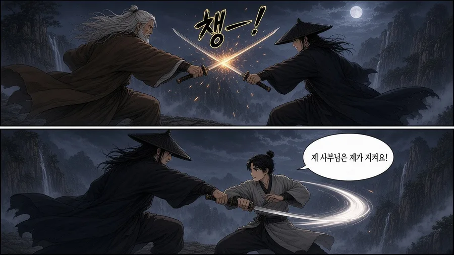 무협 웹툰 「검로(劍路)」 10화 1번째 장면